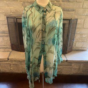 Giorgio Armani Sheer Blouse - so on trend